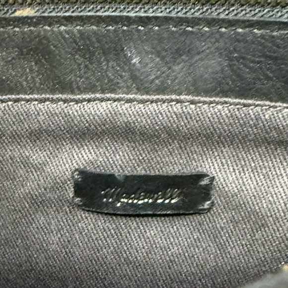 Madewell Black Leather Crossbody Bag purse - Picture 5 of 9